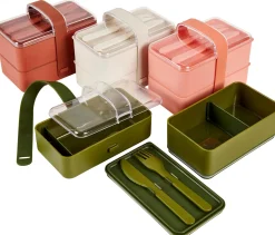 Fiambreras<CASA Freshmood Bentobox Verde