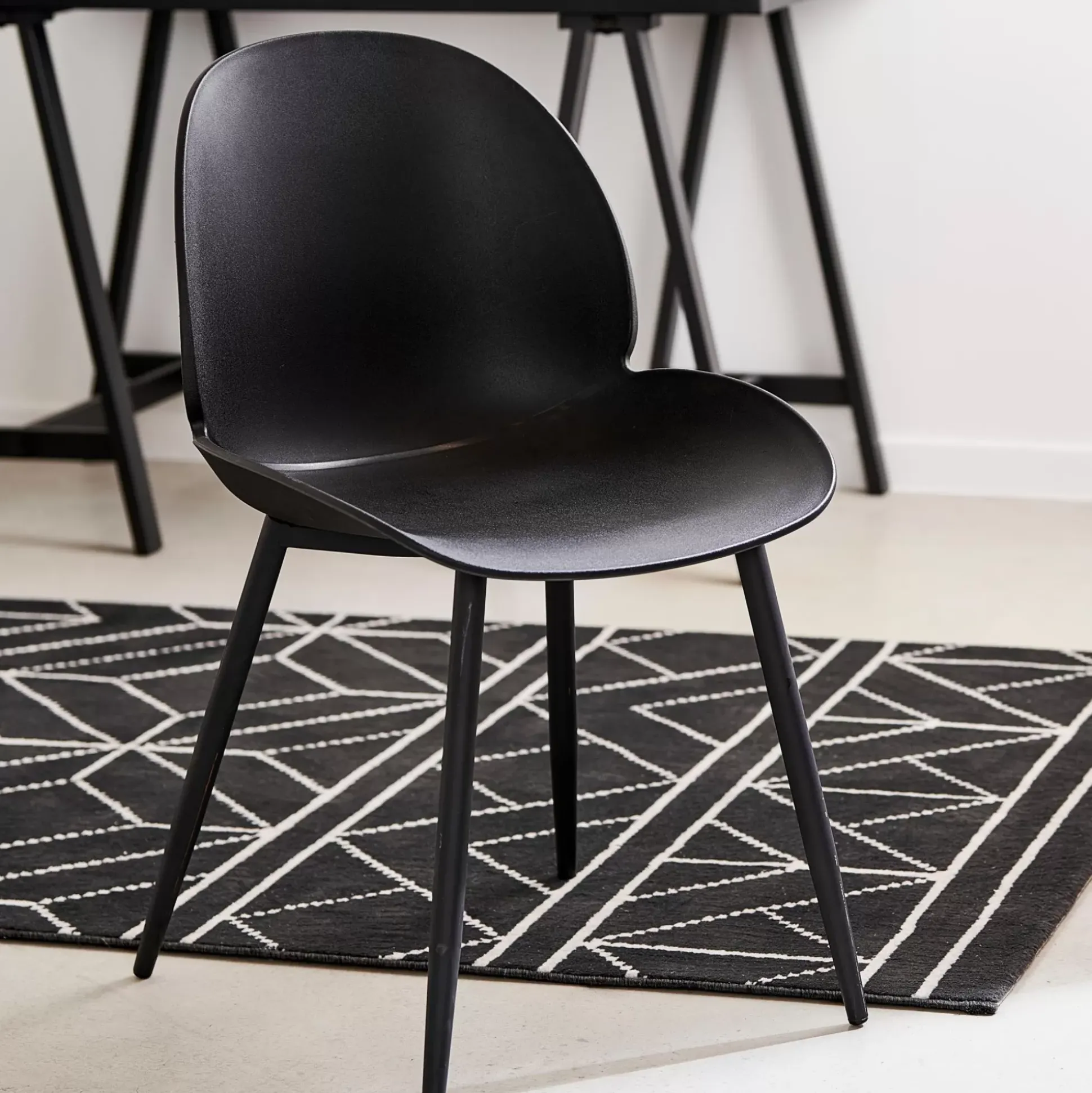 Sillas De Comedor<CASA Freya Silla De Comedor Negro