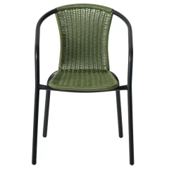 Sillas De Jardín<CASA Gerona Silla Apilable Caqui