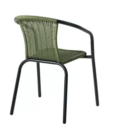 Sillas De Jardín<CASA Gerona Silla Apilable Caqui