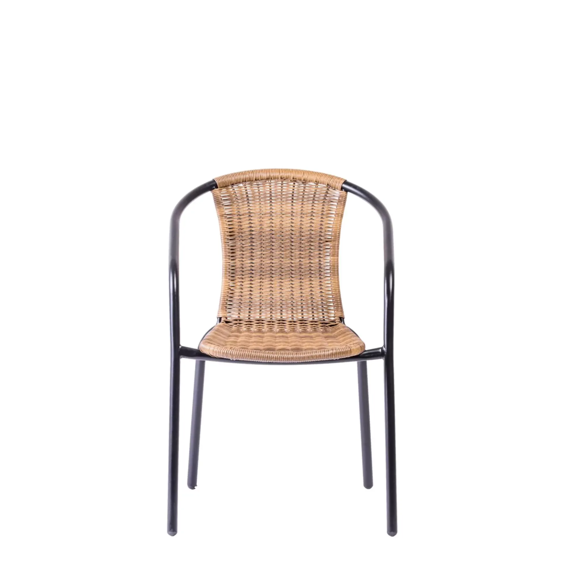 Sillas De Jardín<CASA Gerona Silla Apilable Negro, Natural