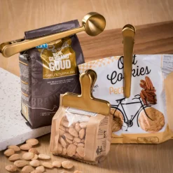 Accesorios De Cocina<CASA Goldy Clips Juego De 3 Dorado