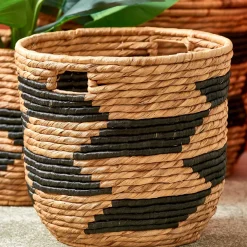 Cestas De Almacenaje<CASA Guatemala Cesta Negro, Natural