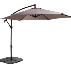 Parasoles<CASA Hawai Parasol Colgante Sin Pie Taupe