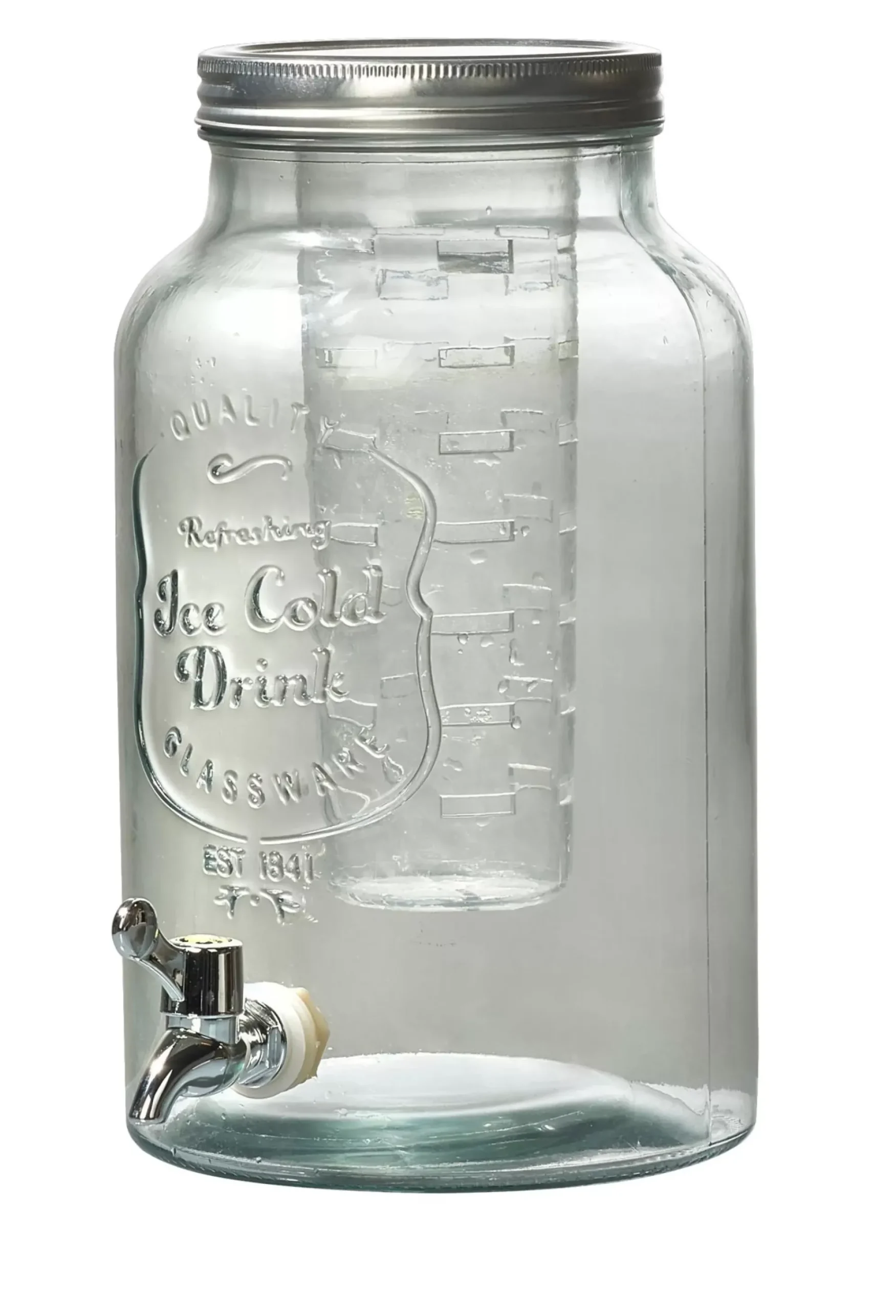 Dispensadores Bebidas<CASA Ice Bidon Con Grifo Transparente