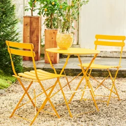 Mesas De Jardín<CASA Imperial Bistro Msa Amarillo