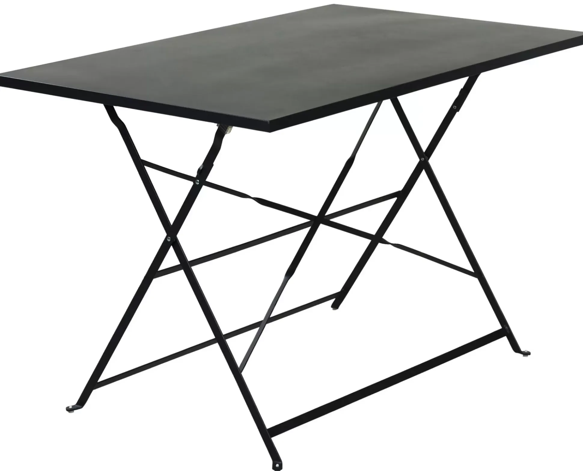Mesas De Jardín<CASA Imperial Mesa Plegable Rectangular Negro