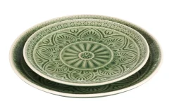 Platos<CASA Indo Plato Verde