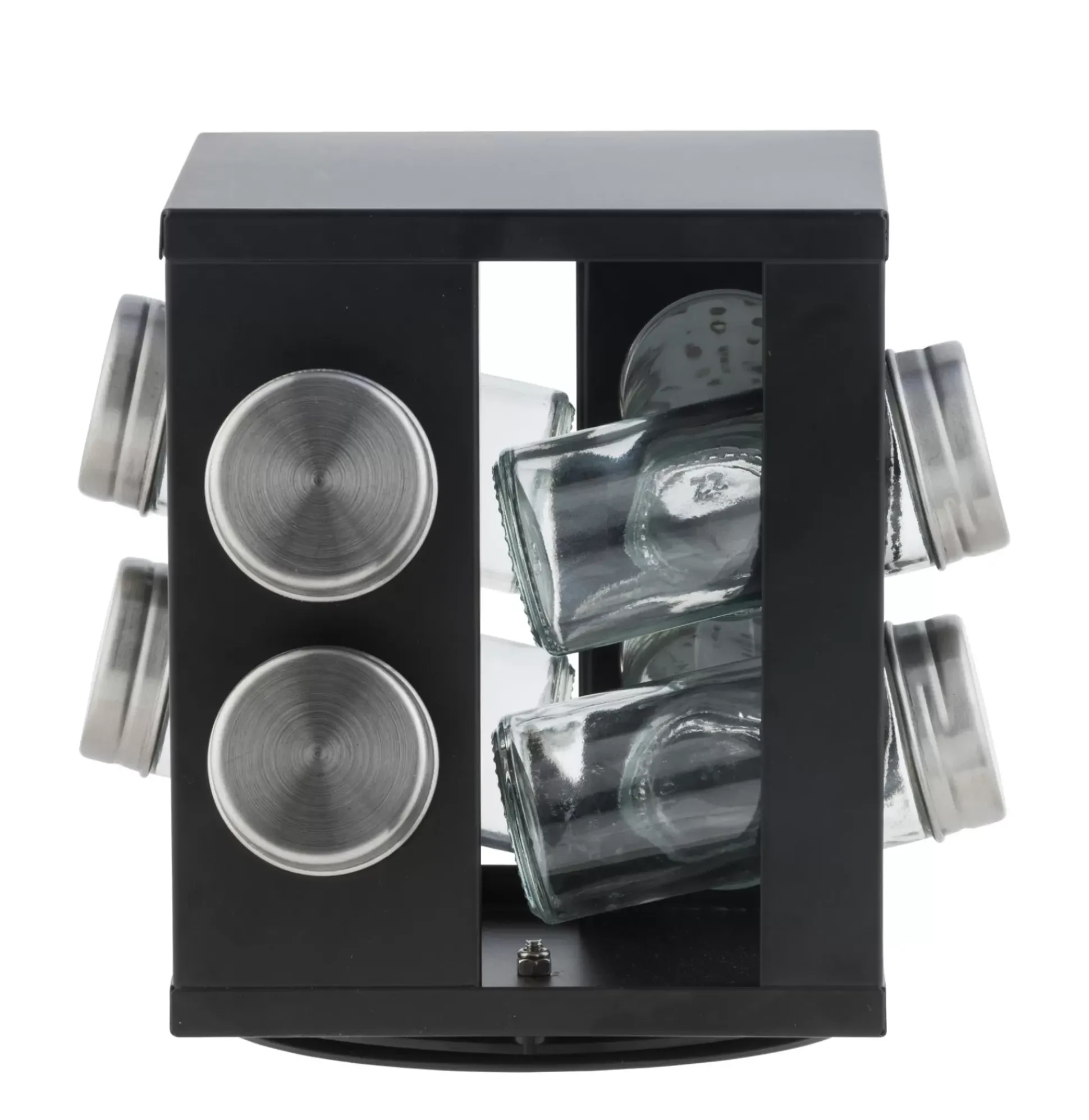 Tarros De Hierbas<CASA Industria Carrusel De Hierbas 8 Botes Negro