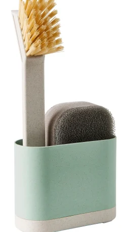 Fregar<CASA Jasmin Cepillo Lavaplat/Sop Con Esponja Verde