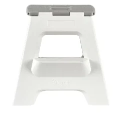 Limpiar<CASA Jasmin Taburete Plegable Deluxe Xl Gris Claro