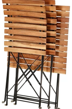 Mesas De Jardín<CASA Kapas Mesa Plegable Natural