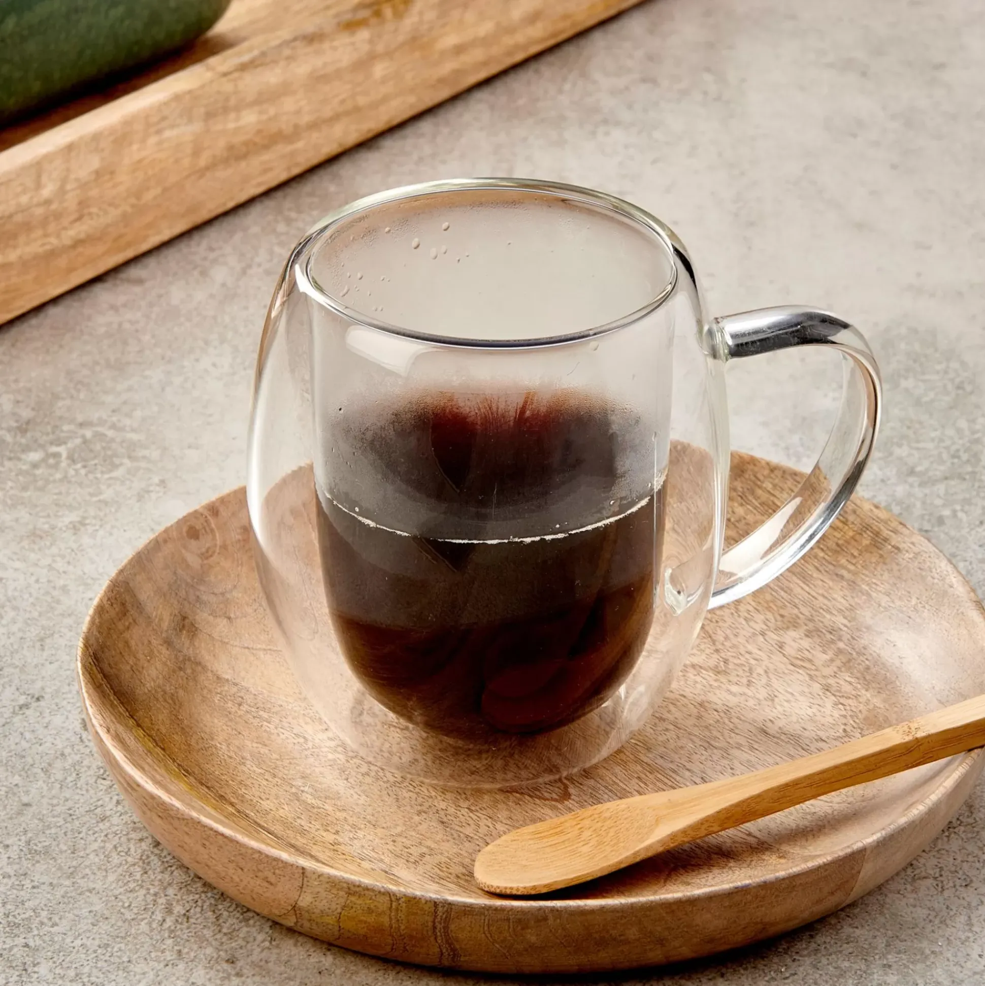 Tacitas<CASA Lagom Taza De Doble Pared Transparente