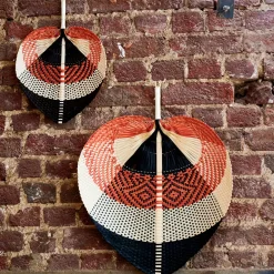 Figuras Decorativas<CASA Lanka Abanico Negro, Marron, Natural