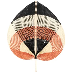 Figuras Decorativas<CASA Lanka Abanico Negro, Marron, Natural