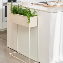 Soportes Para Plantas<CASA Largo Macetero Crema