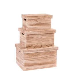 Cajitas<CASA Ligno Cajita Natural