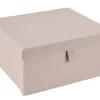 Cajas De Almacenamiento<CASA Linolux Caja De Almacenaje Con Tapa Beis