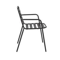 Sillas De Jardín<CASA Liva Silla Negro