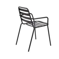 Sillas De Jardín<CASA Liva Silla Negro