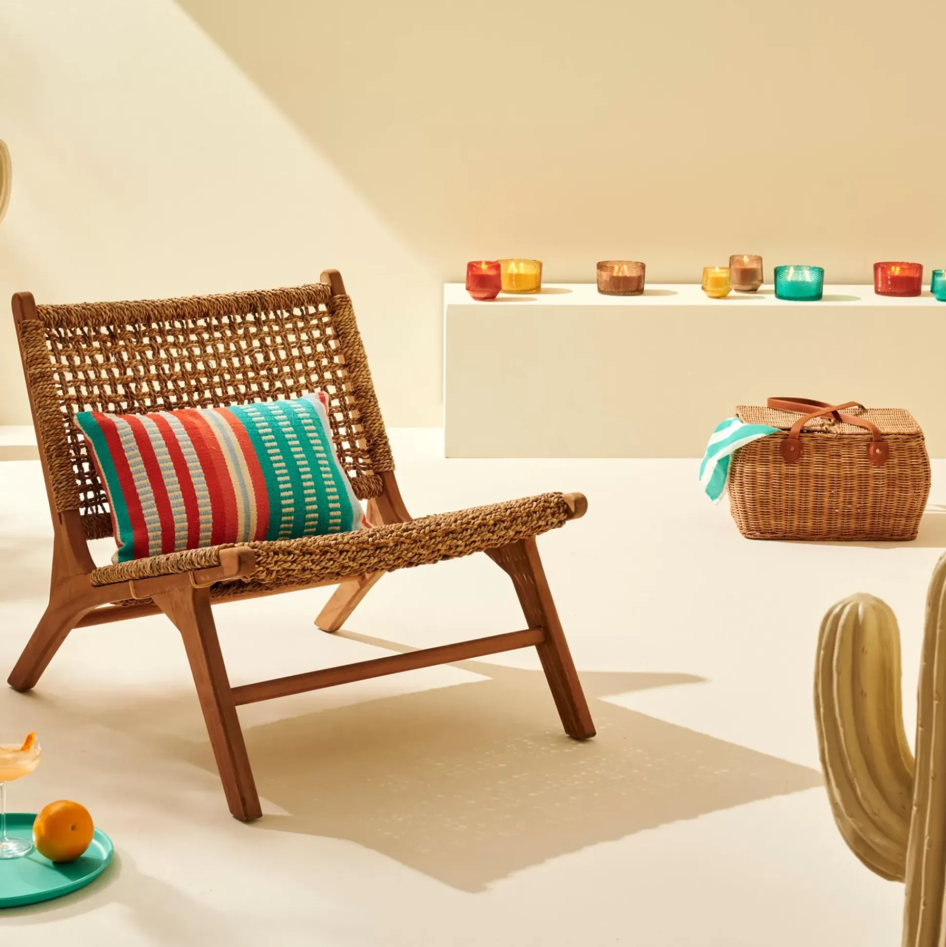 Sillas Lounge<CASA Madura Silla Lounge Natural