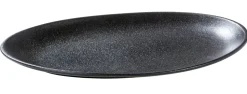 Platos<CASA Magma Plato Ovalado Negro