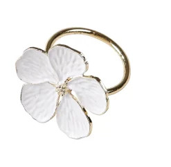 Anillos Para Servilletas<CASA Marguerite Anillo Servilleta Blanco