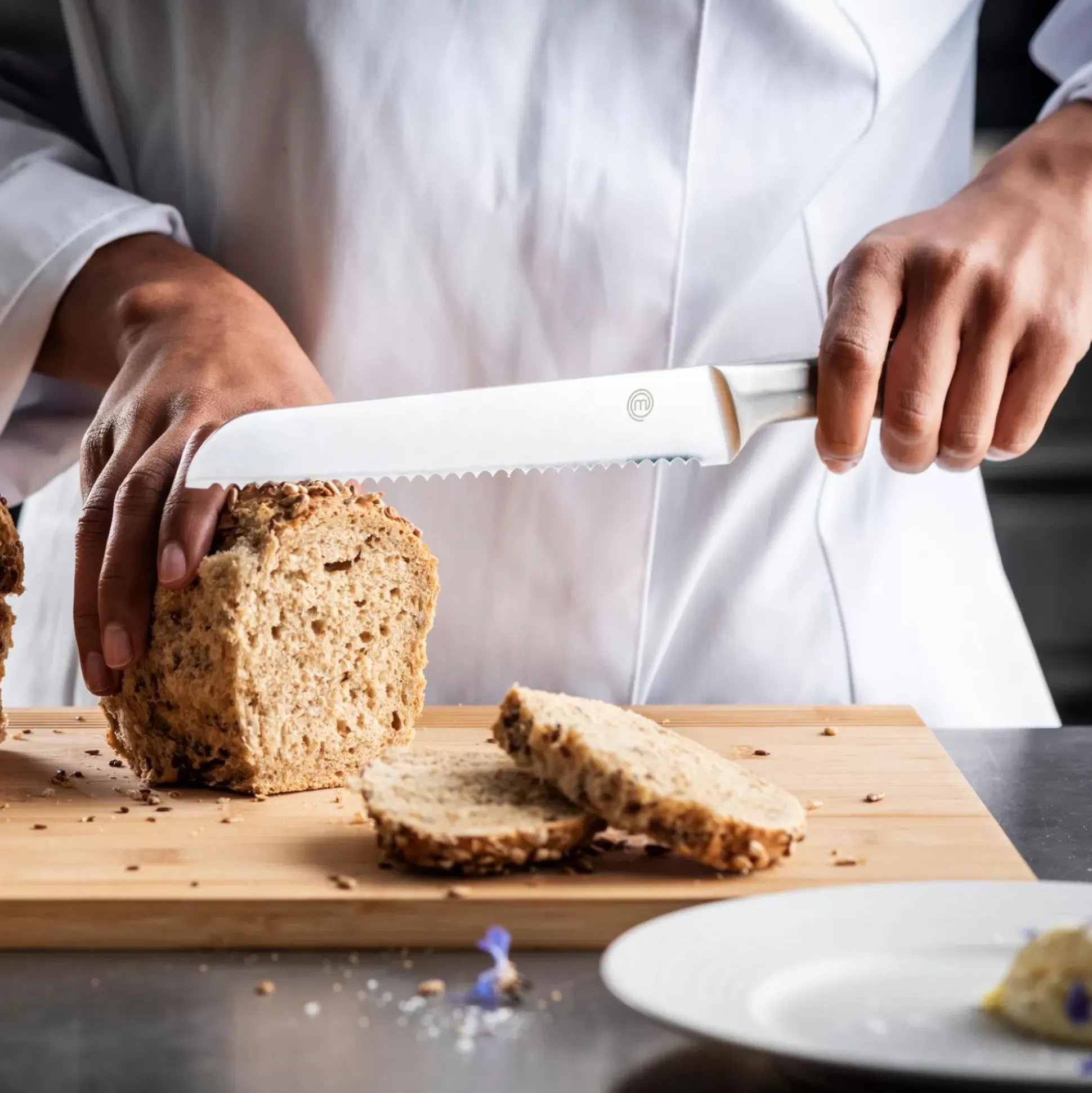 Cuchillos De Carne<CASA Masterchef Cuchillo De Pan Plateado