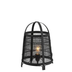 Lamparas De Mesa<CASA Maya Lampara De Mesa Negro