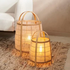 Lamparas De Mesa<CASA Maya Xl Lampara De Mesa Natural