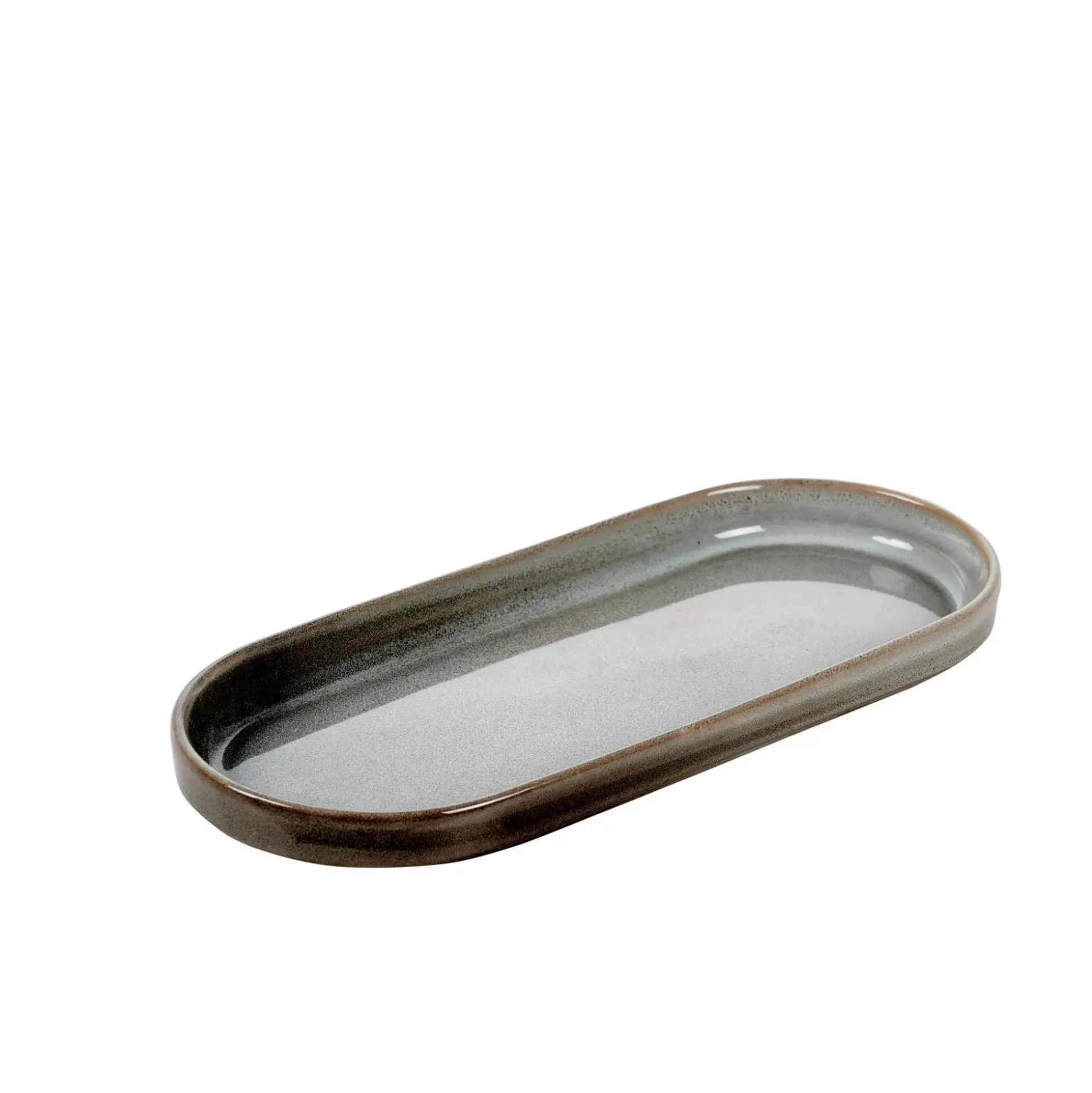 Platos<CASA Mineral Graphite Plato Gris