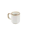 Tacitas<CASA Mineral Marble Taza Con Asa Blanco