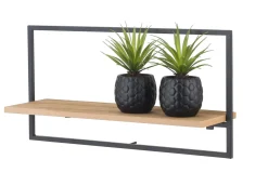 Estanterías<CASA Mix&Match Estanteria De Pared Negro, Natural