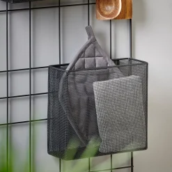 Decoracion De Pared<CASA Modular Cesta Negro