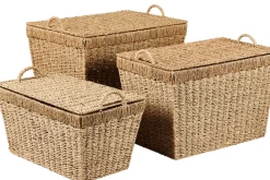 Arcas Para Almacenaje<CASA Mykonos Maleta Para Almacenaje S Natural