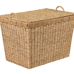 Arcas Para Almacenaje<CASA Mykonos Maleta Para Almacenaje L Natural