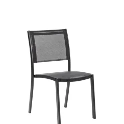 Sillas De Jardín<CASA Nathan Silla Apilable Negro