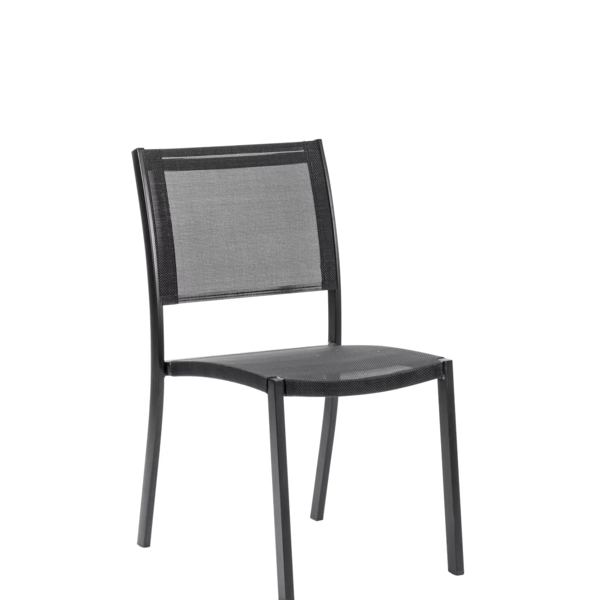 Sillas De Jardín<CASA Nathan Silla Apilable Negro