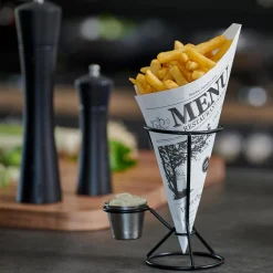 Aperitivo Y Tapas<CASA Njam Xl Soporte Recipient Salsa Negro, Plateado