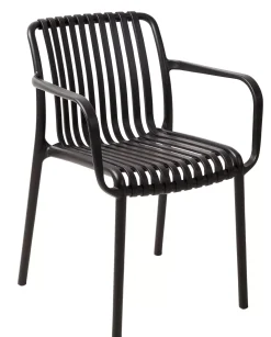 Sillas De Jardín<CASA Nomi Silla Negro