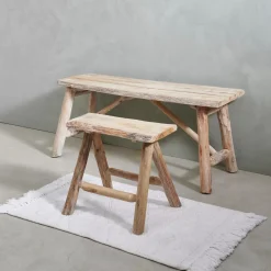 Taburetes<CASA Odilon Taburete Natural