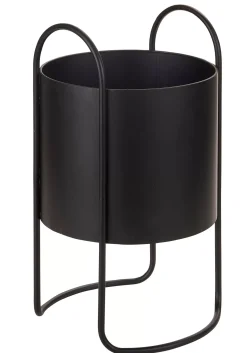 Macetas<CASA Olga Macetero Negro