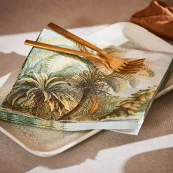 Servilletas<CASA Palmen Paquete De 20 Servilletas Verde
