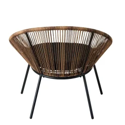 Sillas Lounge<CASA Papayo Silla Lounge Con Cojin Natural