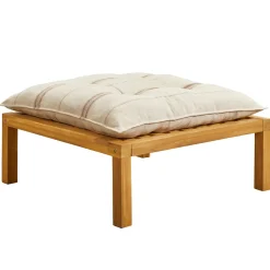 Conjuntos Lounge<CASA Paulette Mesa/Puf Lounge Natural