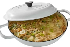 Ollas<CASA Pura Olla Hierro Fundido Blanco