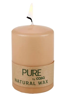 Velas<CASA Pure Vela Cilindrica Beis
