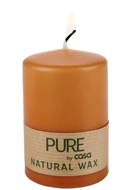 Velas<CASA Pure Vela Cilindrica Caramelo