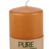 Velas<CASA Pure Vela Cilindrica Caramelo