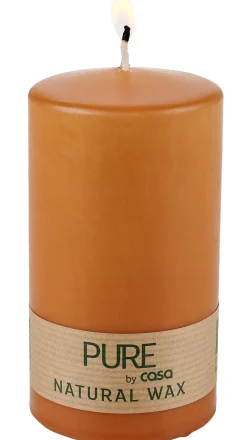 Velas<CASA Pure Vela Cilindrica Caramelo